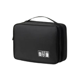 Estuche Organizador Porta Cable-Cargador-Auricular Doble Capa Grande