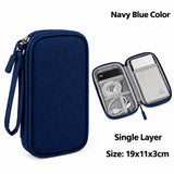 Estuche Organizador Porta Cable-Cargador-Auricular Mediano