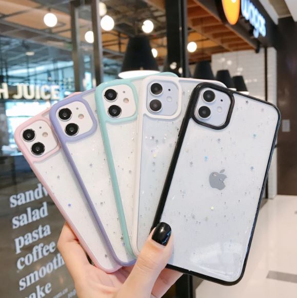 iPhone 14 Pro (6.1)  Stars Glitter TPU Case