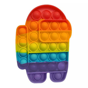 Fidget Pop It Push Bubble  | Juego Anti Estrés - Among