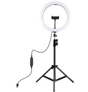 Aro Luz LED 26 cm (10 pulgadas) + Parante-Trípode