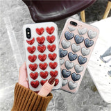 iPhone 7/8 4.7" TPU Case 3D Love Hearts