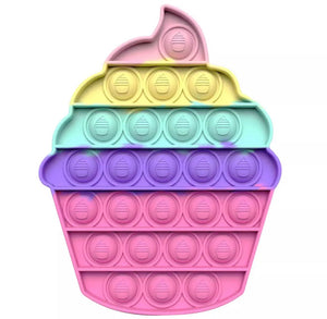 Fidget Pop It Push Bubble  | Juego Anti Estrés - Cupcake