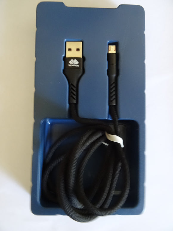 Cable Movisun AA-615 USB-micro USB (v8) microfibra reforzado carga rápida