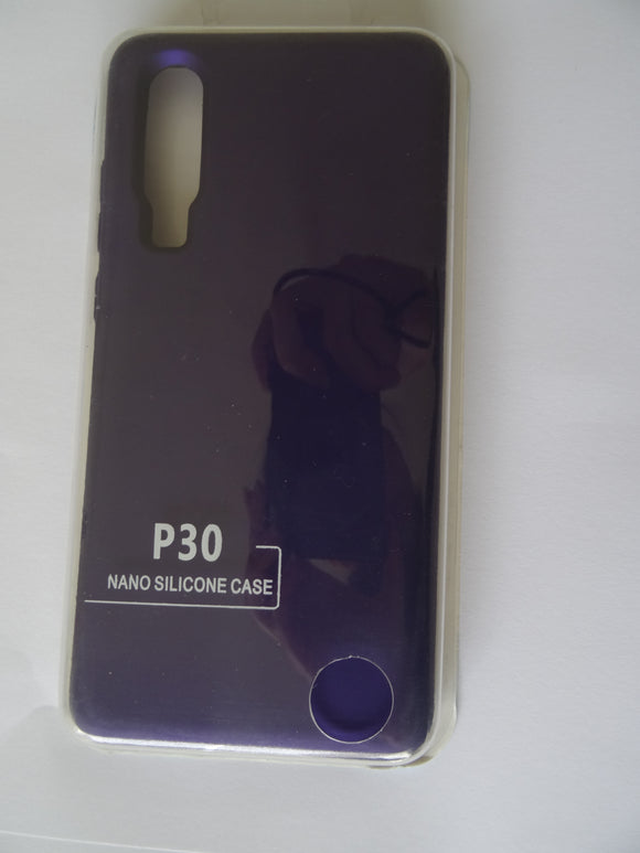 Huawei P30 Nano Silicone Case Morado