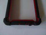 Samsung A71 PC + TPU Bumper Antishock Negro/Rojo