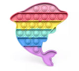 Fidget Pop It Push Bubble  | Juego Anti Estrés - Delfín