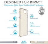 iPhone XR Speck Presidio Clear + Glitter Case