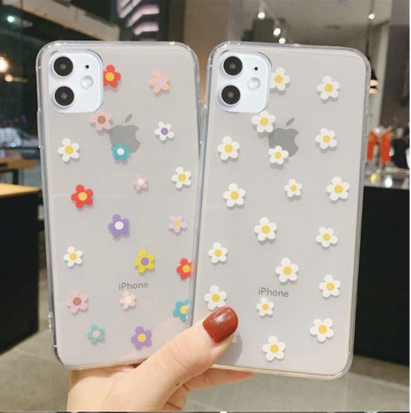 iPhone 12 (6.1)  TPU  Case Flower Daisy