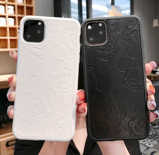 iPhone 11 Pro (5.8) PU Leather Case Mickey Mouse