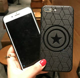 iPhone 6/6S 4.7" TPU Case Superhéroes-Negro