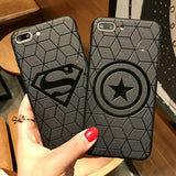iPhone 6/6S 4.7" TPU Case Superhéroes-Negro