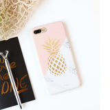 iPhone X/XS TPU Case Pineapple Marble