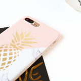 iPhone X/XS TPU Case Pineapple Marble
