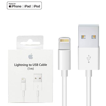 Cable Lightning to USB Iphone/Ipad 1m-White