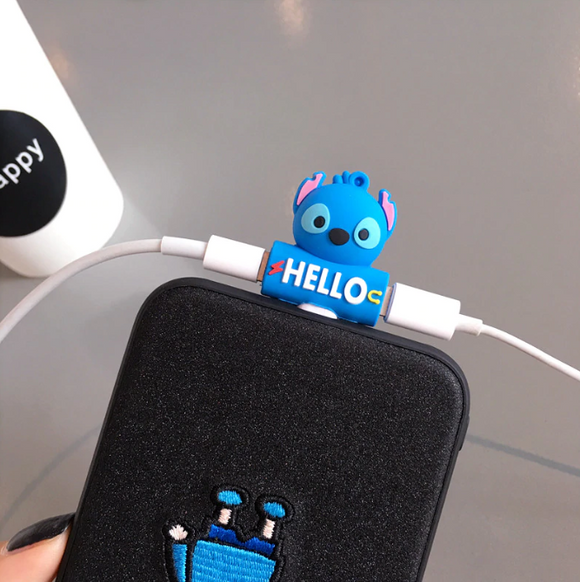Cartoon 2 in 1 Audio + Charger Adapter