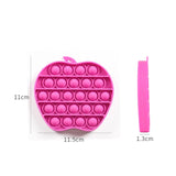 Fidget Pop It Push Bubble  | Juego Anti Estrés - Manzana