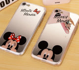 iPhone 6/6S 4.7" Mickey/Minnie Mouse Mirror Silicone Case