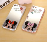 iPhone 6/6S 4.7" Mickey/Minnie Mouse Mirror Silicone Case