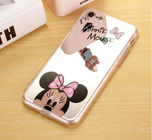 iPhone 6/6S 4.7" Mickey/Minnie Mouse Mirror Silicone Case