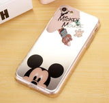 iPhone 6/6S 4.7" Mickey/Minnie Mouse Mirror Silicone Case