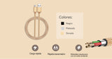 Cable Movisun  USB a Lightning  MUC-109 trenzado