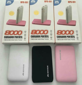 Power Bank Movisun MPB-801-8000 mAh Negro