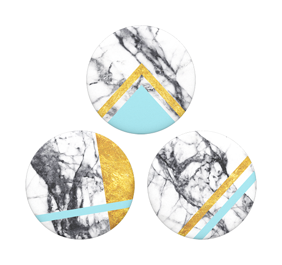 Popsockets PopMini  White Marble Glam