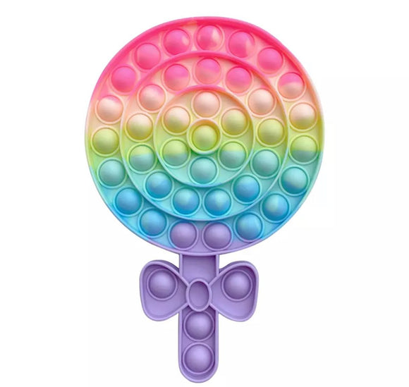 Fidget Pop It Push Bubble  | Juego Anti Estrés - Paleta Dulce