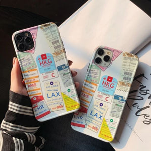 iPhone XR (6.1) TPU  Case Diseño Pasaporte