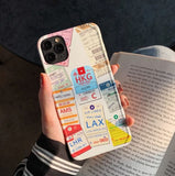 iPhone XR (6.1) TPU  Case Diseño Pasaporte