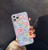 iPhone XR (6.1) TPU  Case Diseño Sellos