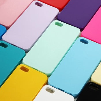 iPhone 5/5S/5SE Silicona Case Color Entero