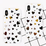iPhone 6/6S Plus 5.5" TPU Case Golden Hearts