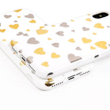 iPhone 6/6S Plus 5.5" TPU Case Golden Hearts