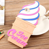 iPhone 6/6S 4.7" Silicona # 49  Ice Cream